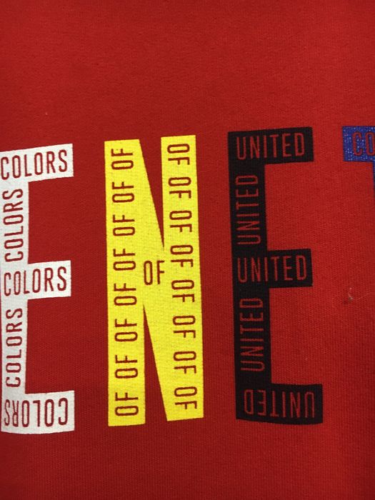 Sweat benetton xl criança 10/12 anos