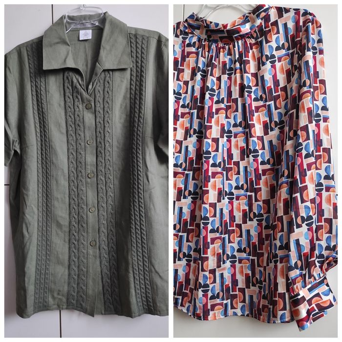 Paczka:6xBluzki,GALLERY,ThePearlCollect+2spódn,Julipa/48-50