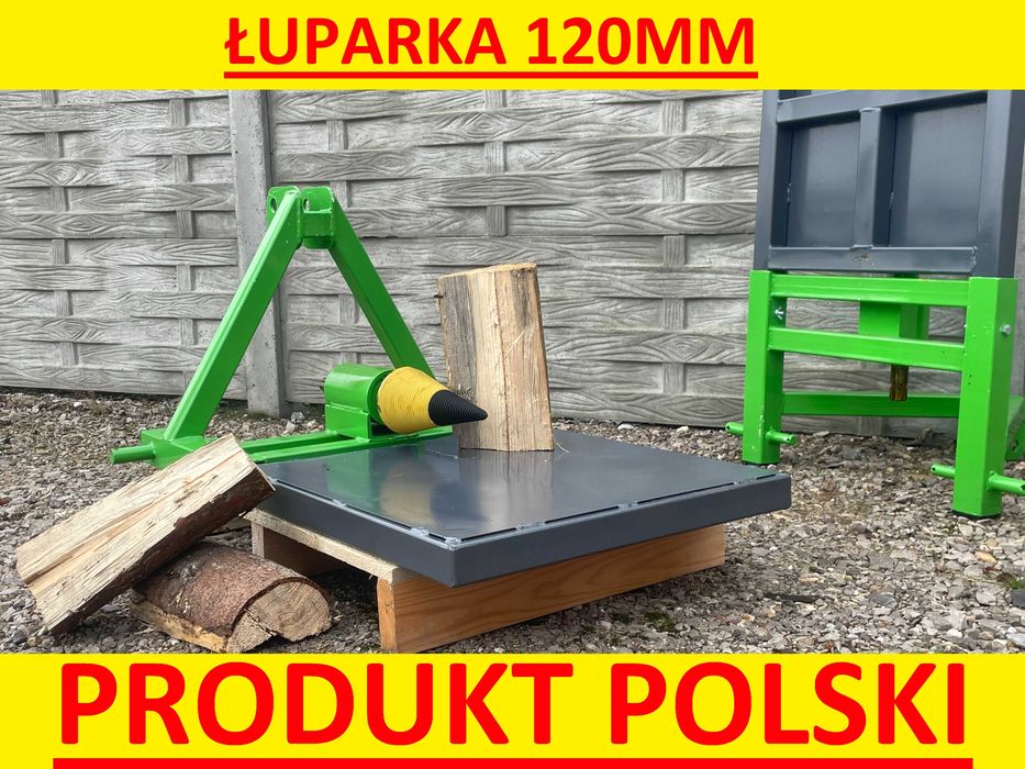 łuparka świdrowa 120mm do drewna