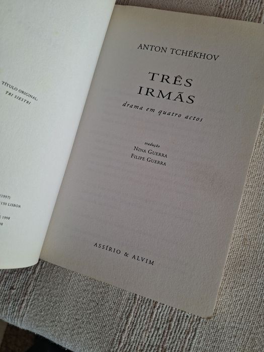 Anton Tchékhov As Três Irmãs peça de teatro