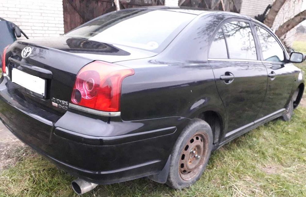 części toyota avensis t25 ,2.2d4d, 2ad, kolor 209