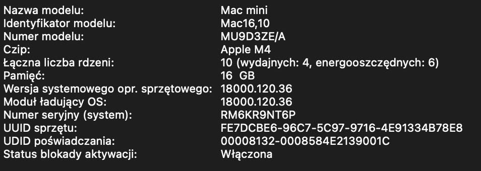 Mac mini Apple M4
