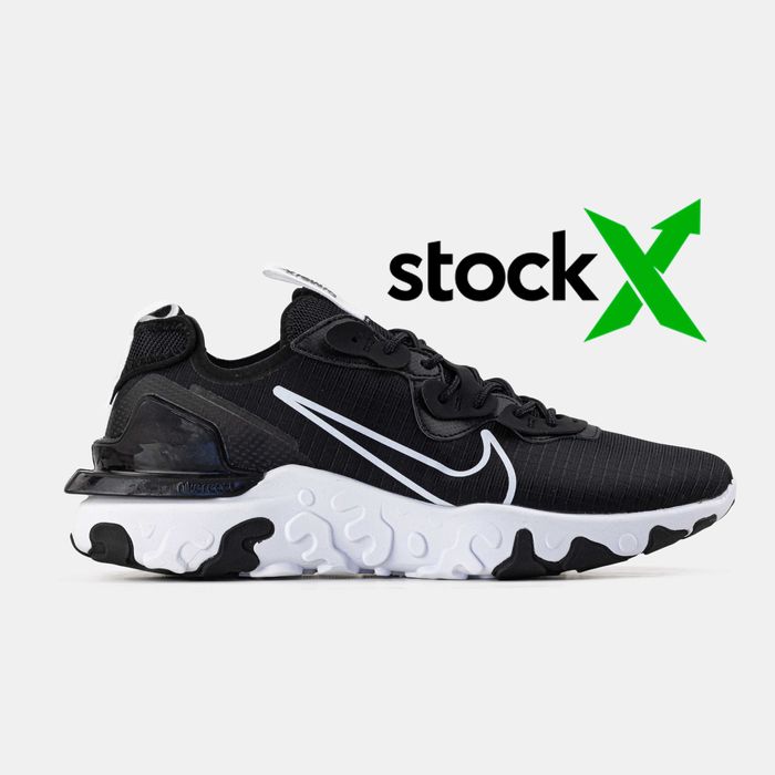 Чоловічі кросівки Nike React Vision "Waterproof Black/White" Розміри 40-45