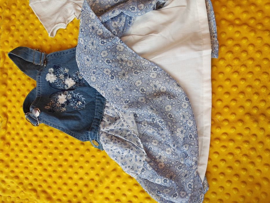 Sukienka + bluzeczka r. 92-98 (2-3 lata)