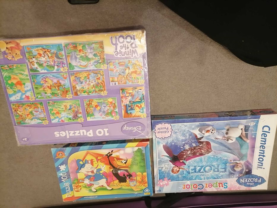 Gry i puzzle zestaw
