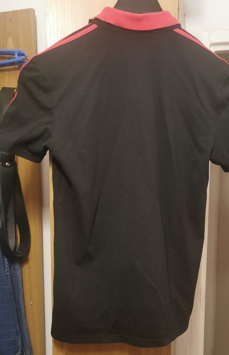 Vintage polo Manchester United AON - Adidas Climalite roz. M