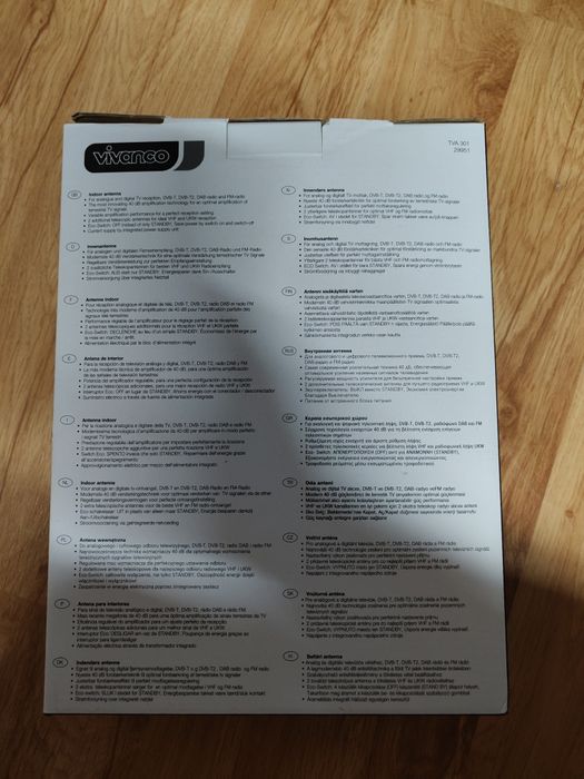 Antena wewnętrzna Vivanco TVA 3011