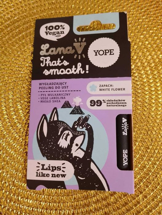 Yope, Lana V, wygładzający peeling do ust