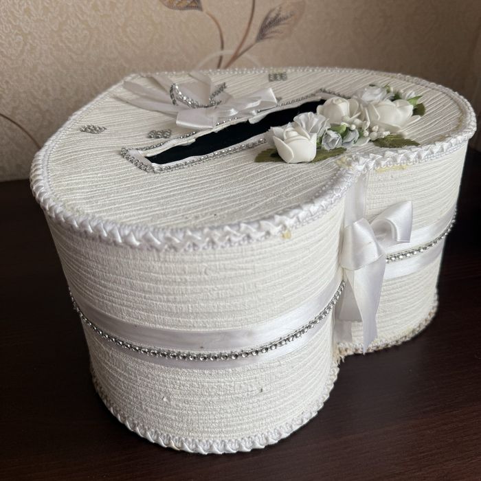 Коробка для конвертів (грошей) на весілля / сімейний банк / скарбничка