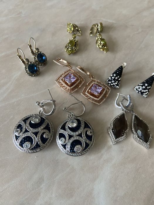 Серьги разные с керамики