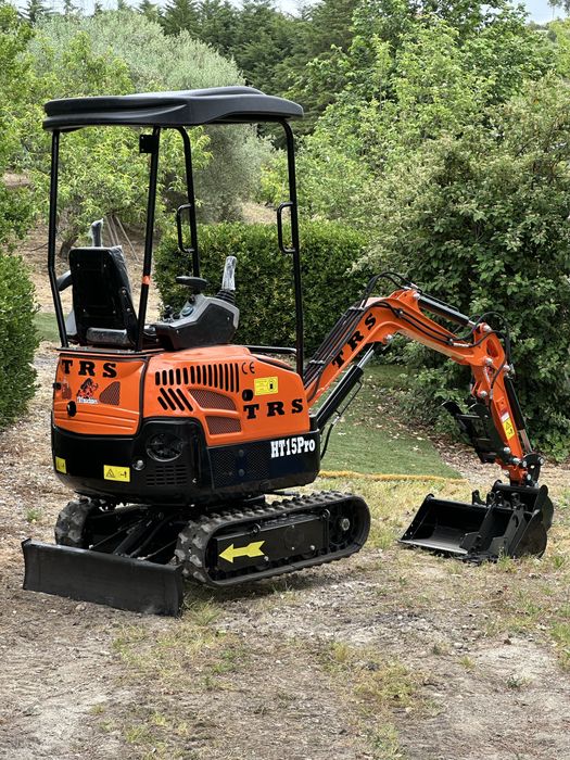 Mini Giratória 1500KG  HT15 Pro – NOVA | (IVA incluído, 3 baldes OFERTA)