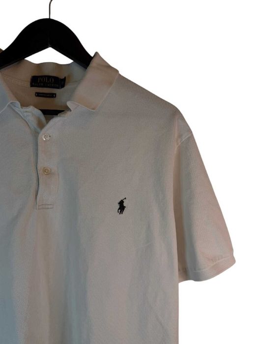 Koszulka polo Ralph Lauren Biała logo XL