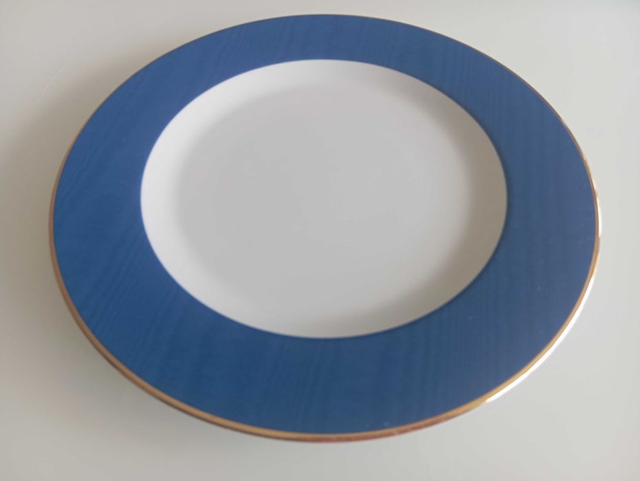 Pratos Marcadores Banda Azul  VISTA ALEGRE novos