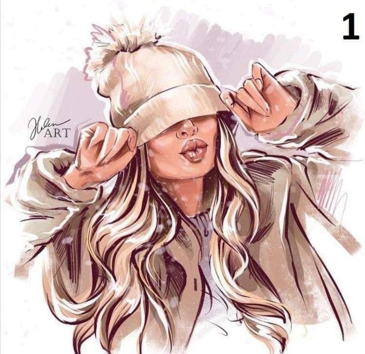 Panel dresowy kobieta 60cm x60cm z dresówki