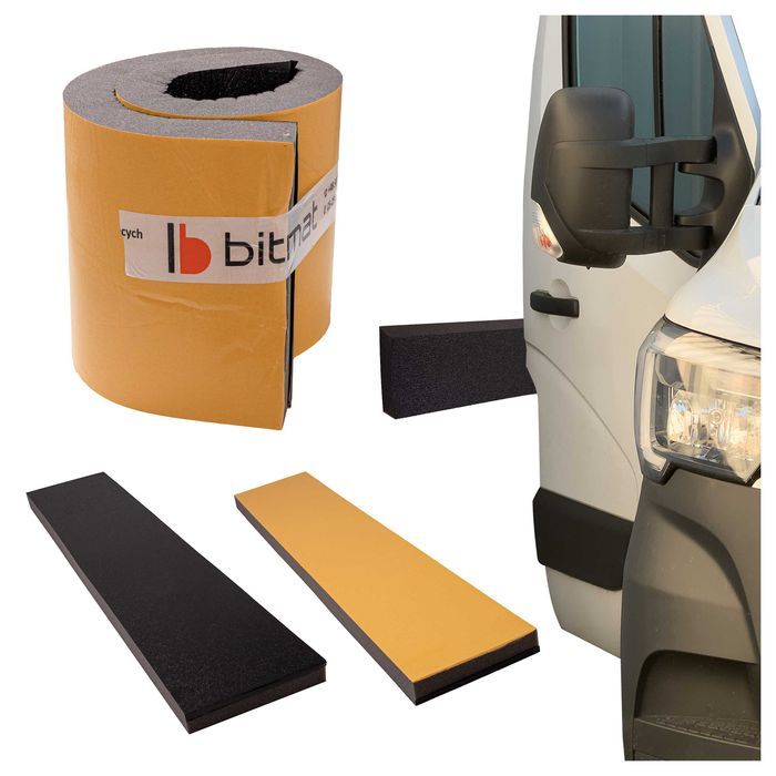 Samoprzylepny odbojnik ochronny na ściany i filary do garażu pianka