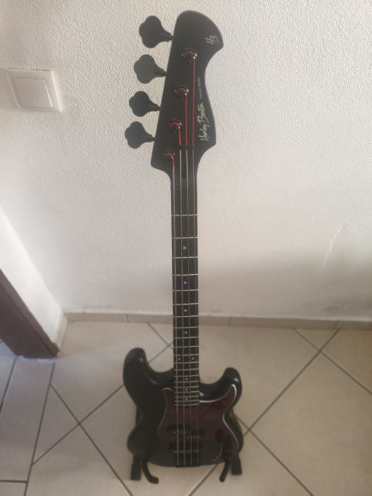 Baixo Harley Benton PJ-4 SBK Deluxe Series