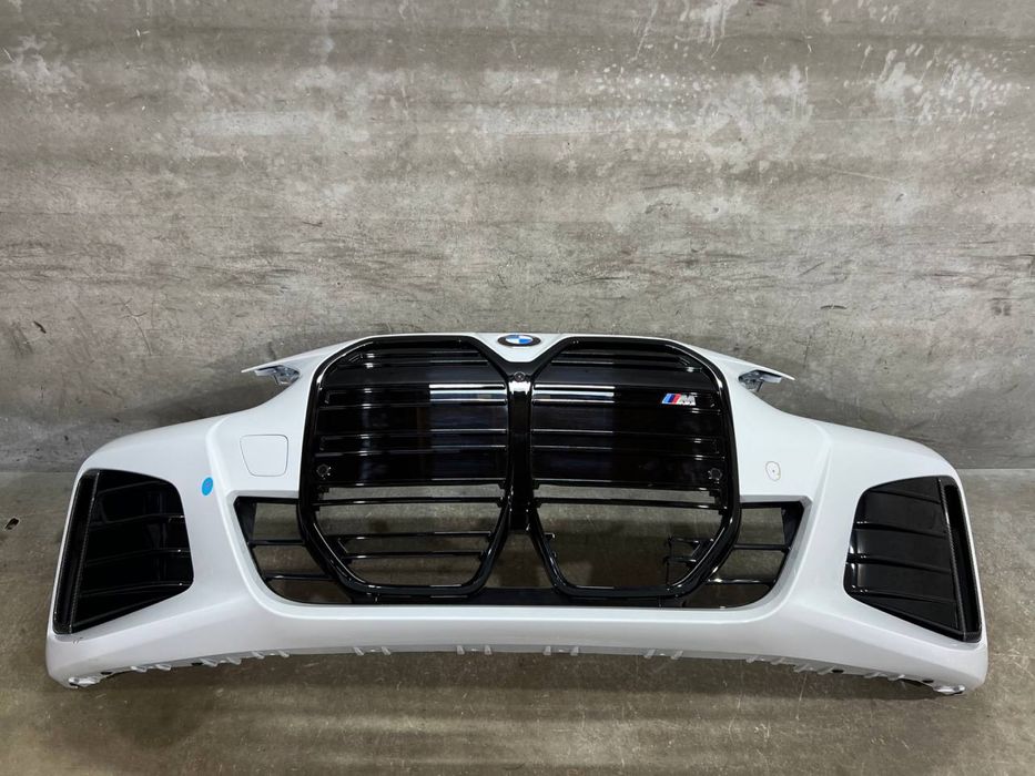 Передний бампер до bmw g26 m пакет рестайл колір 300