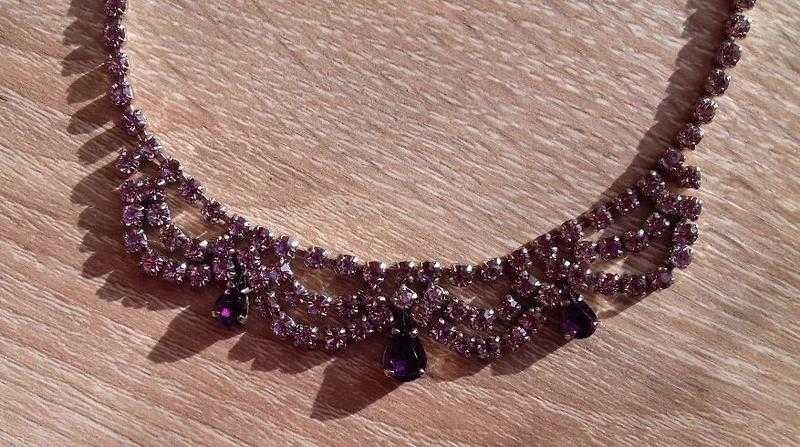 Вінтажне намисто кольє винтажное колье ожерелье