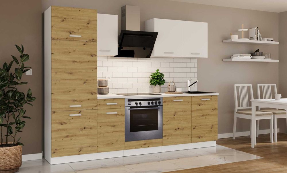 Kuchnia TORI 260 cm Niebieska Nowy !!