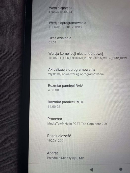 tablet Lenovo M10 FHD Plus 4/64 gb dobry stan