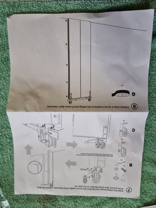 Nowy system montażu drzwi przesuwnych , drzwi 3.5-4.5 , instrukcja