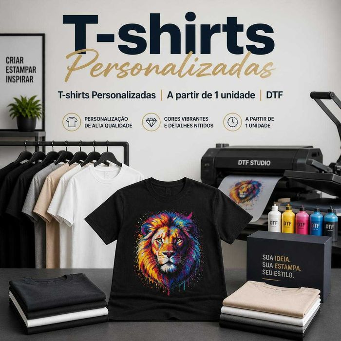 T-Shirts Personalizadas | DTF | Empresas e Particulares