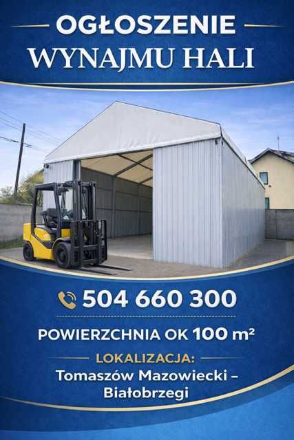 WYNAJMĘ Halę – Magazyn 104 m²
