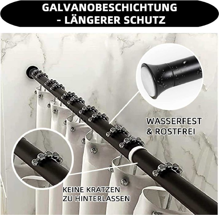 Nowy drażek/wieszak/karnisz/szyny/MUHOO/55-90/! 4558 !