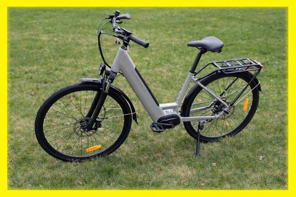 *OKAZJA* NOWY Elektryczny rower turystyczny, miejski Kross Trans Hybrid LS 2.0, silnik Bafang M210 - zasięg 100km, Shimano, Tektro
