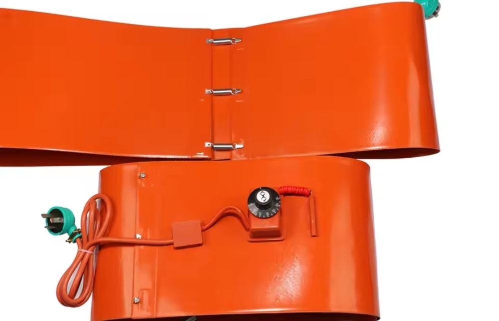 Пояс нагрівач силіконовий для бочок/ газових балонів