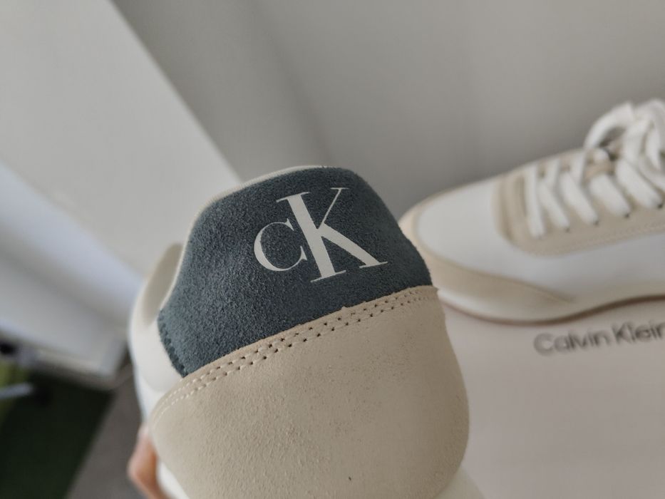 Sneakersy nowe Calvin Klein CK retro runner iconic