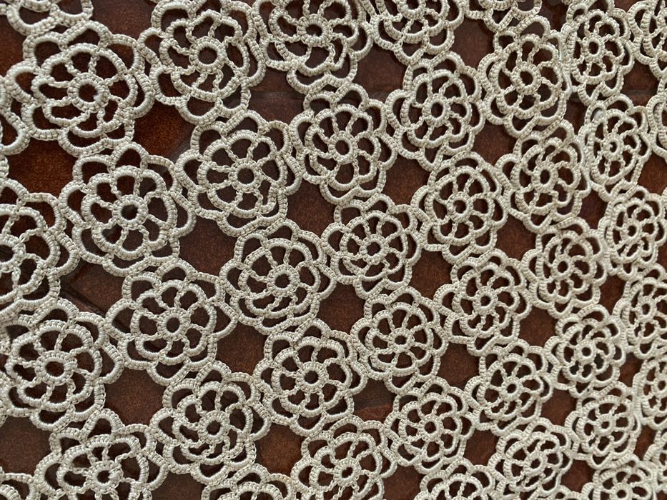 Toalha renda à mão