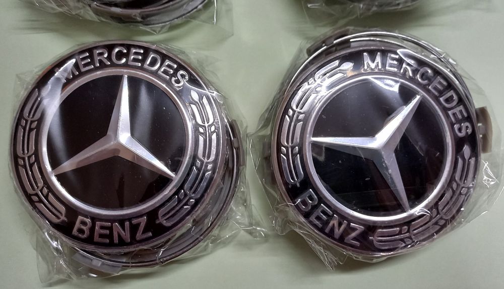 Centros de jantes Mercedes 75mm, 68mm e 60mm