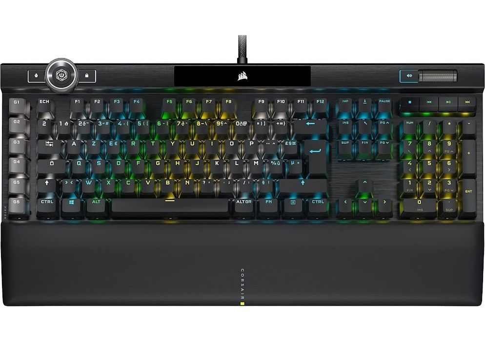 Klawiatura Corsair K100 RGB Mechanical Gaming Keyboard AZERTY (CH-912A01A-FR)
