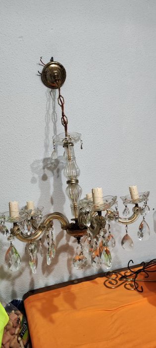 Candeeiro cristais