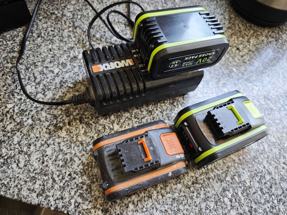 Baterias Worx 20v 8Ah WA3551.1 4 pinos