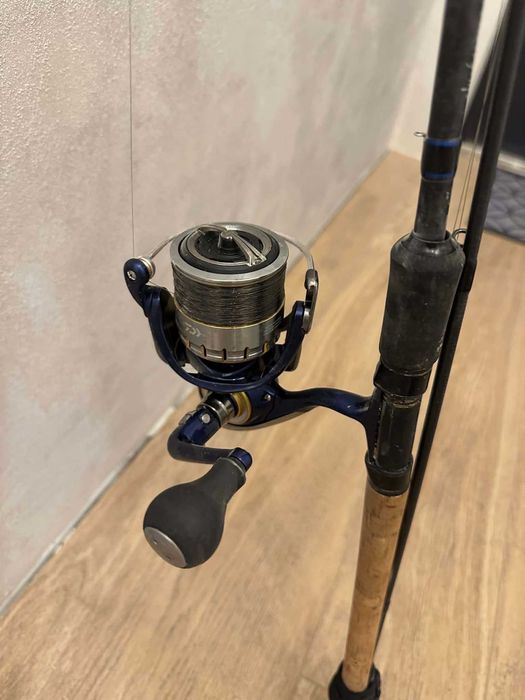 Wędka Shimano AERO i kołowrotek DAIWA