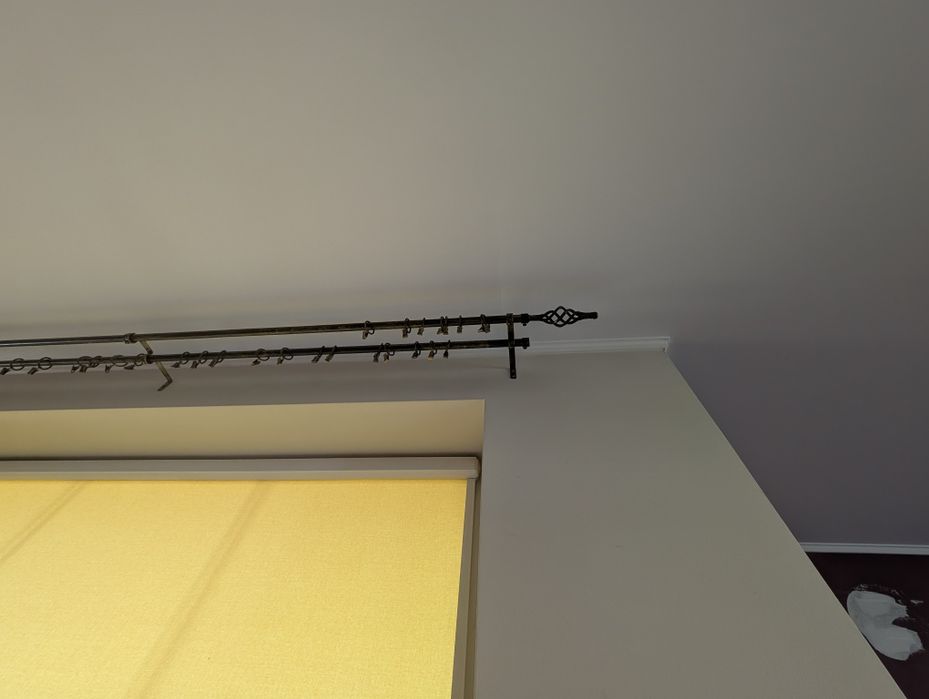 Karnisze metalowe czarny patyna, metaloplastyka