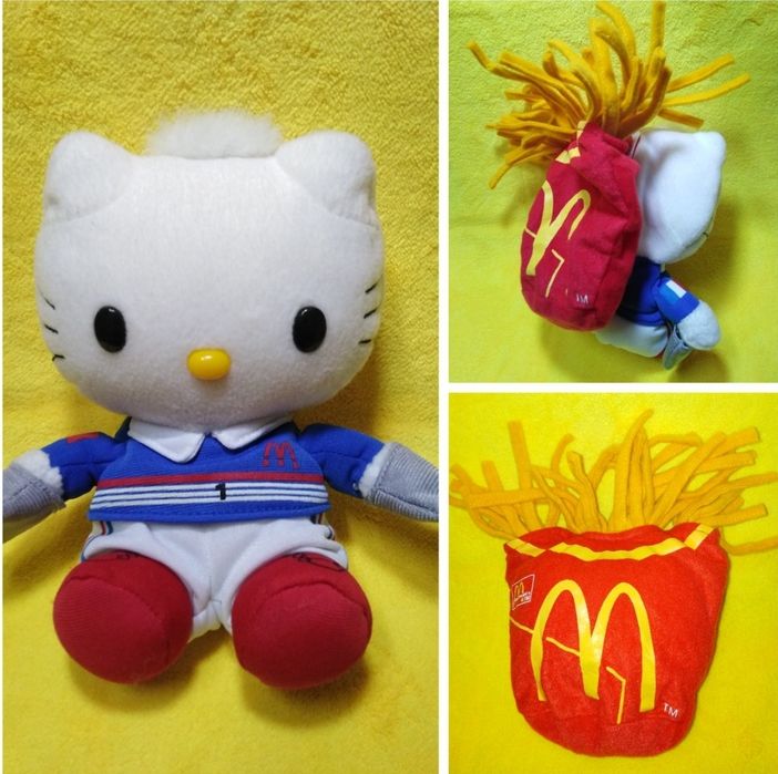 М'яка,вінтажна Hello kitty for Big Mac 2002рік
