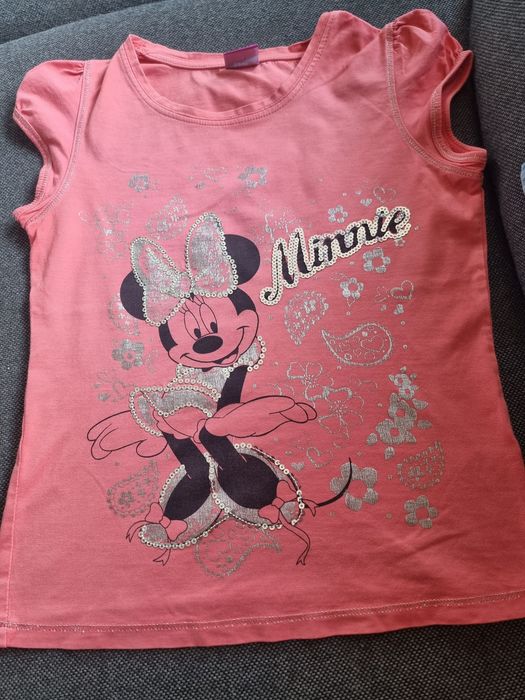 Bluzki 2szt. Myszka Minnie rozmiar 128