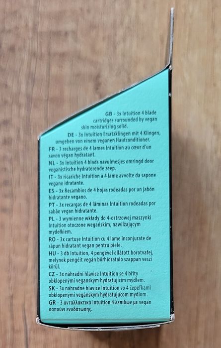 Wilkinson Intuition 2w1 Sensitive Care wkłady maszynki 4 ostrza