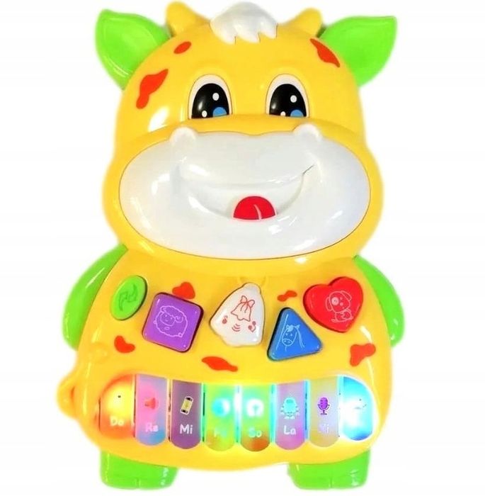 Interaktywne Pianinko Krówka Organki Z Dźwiękiem
