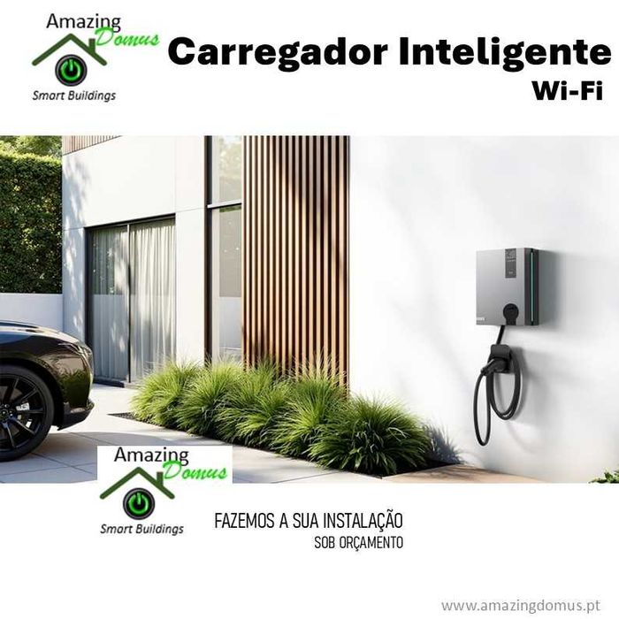 Carregador Carro Trifásico 22KW WiFi  Wallbox para Veículos Elétricos