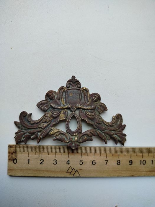 Херувимы Накладка бронза старинная