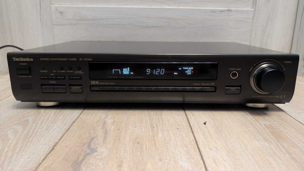 Tuner Technics ST-GT550 RDS ! IDEALNY STAN ! 100 % SPRAWNY ! BARDZO Ładnie ODBIERA !