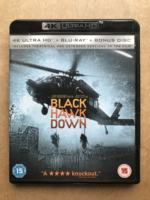 Black hawk down Helikopter w ogniu 4k ultra hd