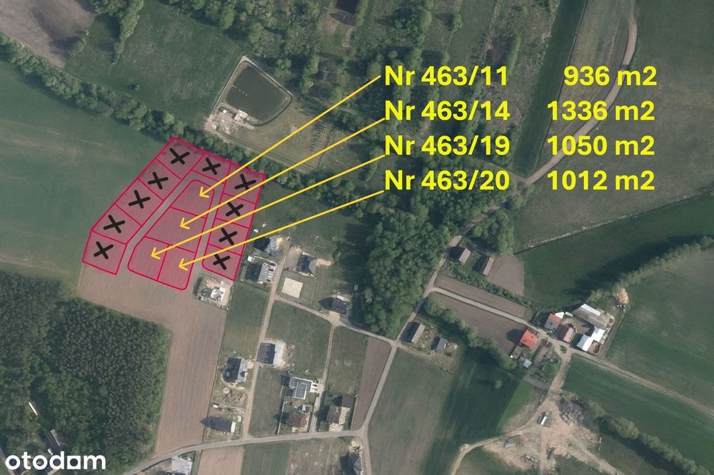 Działka budowlana na nowo powstającym osiedlu. Nr. działki 463/11