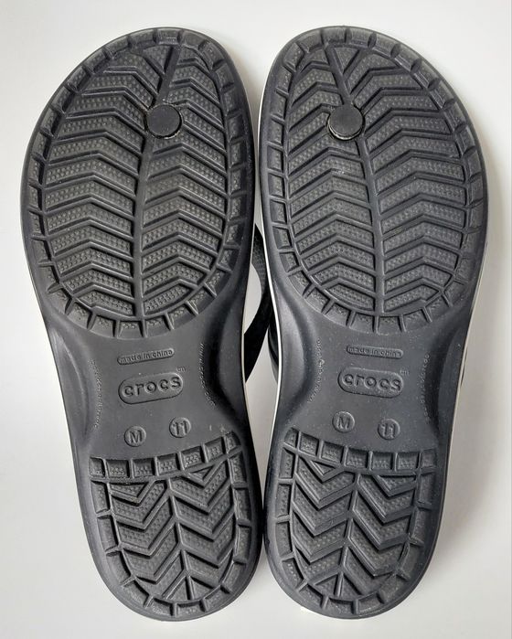 Buty japonki Crocs Crocband Flip black roz.45/46