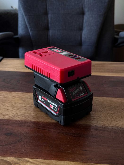 Inverter DO KAMPERA 230V Pod Aku MILWAUKEE M18 Instrukcja PL