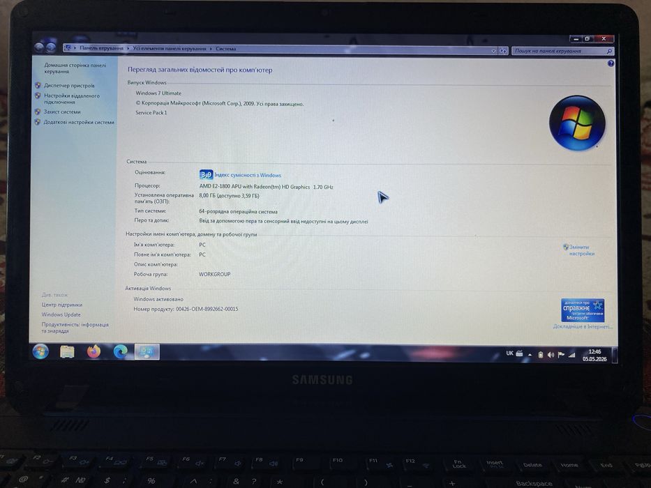 Ноутбук Samsung NP355E5C